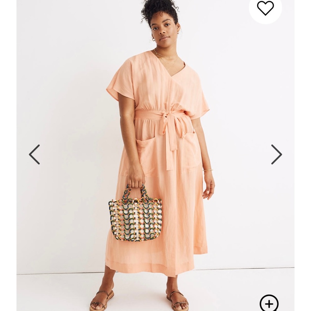 FINAL CHANCE Linen simple dolman dress - Picture 6 of 8